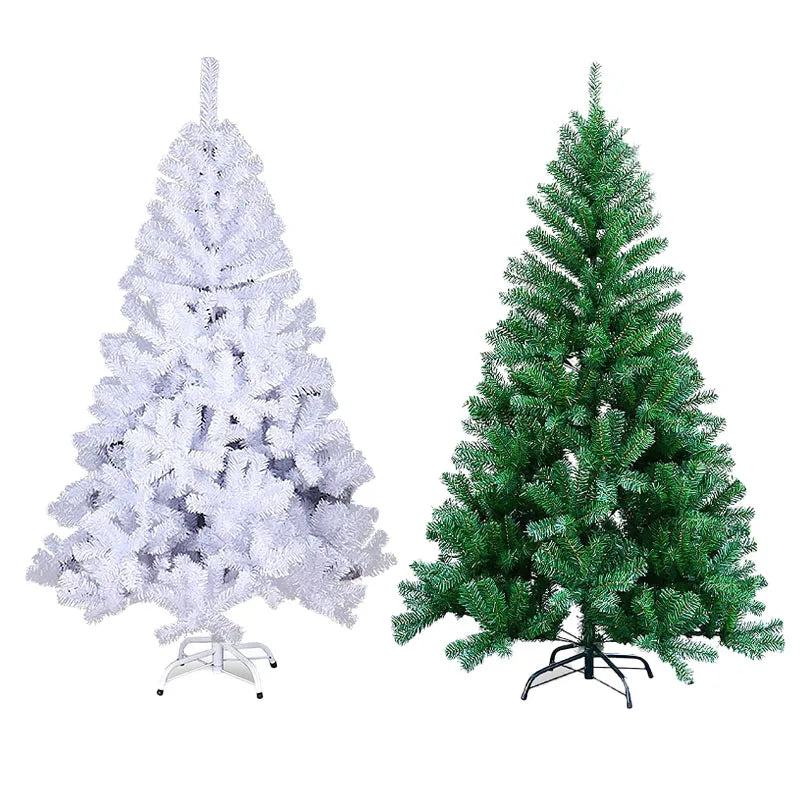 Árvore de Natal Artificial Cor Verde e Branco