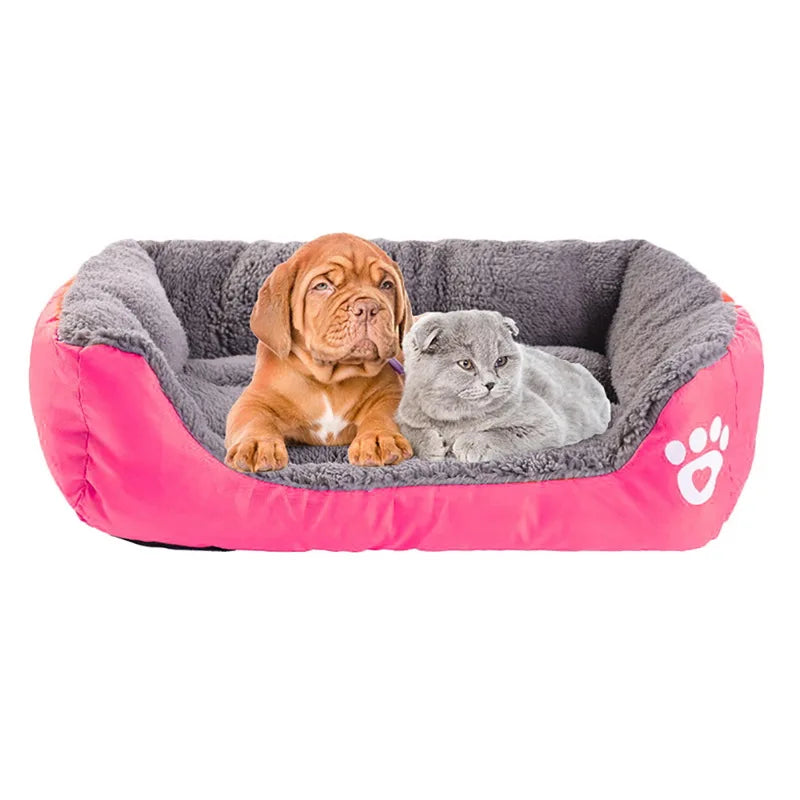 Cama para cães e Gatos, com fundo à prova de Agua. - basikhome