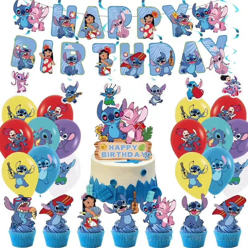 Festa de aniversário Stitch menino. - basikhome